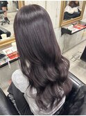 黒髪クラゲヘアーオリーブグレー小顔ココアベージュ