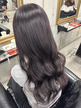 ルノン(LUNON) 黒髪クラゲヘアーオリーブグレー小顔ココアベージュ