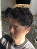 【平日限定】メンズカット＋メンズパーマ￥10000円+次回メンテナンス［守谷］