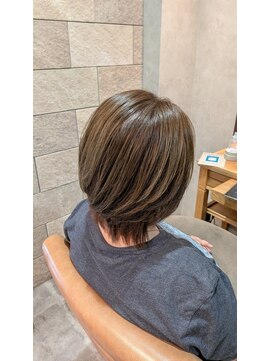 ハイライト×オリーブベージュ☆