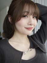 ヌヌ 渋谷 原宿 明治神宮前(nunu)&nbsp;レイヤーカットウルフカットボブグレージュオリーブべージュ