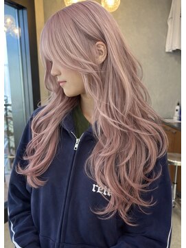 ウェイビーズ(WAVY'S) ピンクベージュ/ホワイトピンク