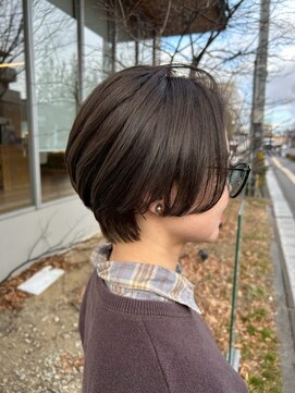 ファースト 長町店(first) グレージュ/ショート/イルミナカラー/艶髪