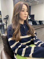 ヘアーサロン アウラ(hair salon aura)&nbsp;【aura】レイヤースタイル/ヌーディーグレージュ