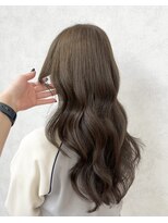 エイバヘア 新大久保(AVAHAIR)&nbsp;韓国顔まわりレイヤーxマットベージュカラー