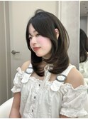 ◯ ミルクティーブロンド/ダークブルー/ワンホンレイヤー