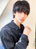 【平日限定村上クーポン】メンズカット+パーマ+マイクロバブル¥13365