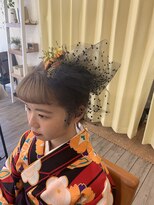 グースカ(guusca) 造作髪飾り 卒業式ヘアセット