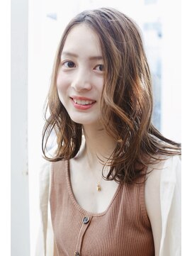 ココロ(COKORO) ほつれミディアムレイヤー