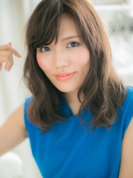 モッズヘア 越谷(mod's hair) ■斜めバング小顔グラマラスセミディ15-2★越谷20代30代40代