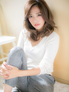 モッズ ヘア 福岡姪浜店(mod's hair) *mod's姪浜*…色っぽく☆グラマラスカールの小顔セミディd