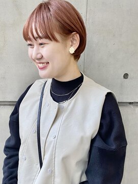 クリアーオブヘアー 栄南店(CLEAR of hair) 丸みショート＋ハイトーン