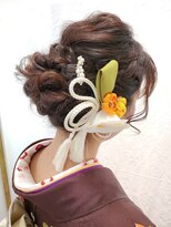 アムズヘアーファム 成人式ヘアアレンジ