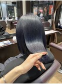 【ZEST立川 橋本姫奈】髪質改善×ネイビーグレー
