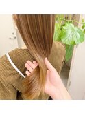 ブリーチ無し◎透明感カラー×髪質改善水素トリートメント