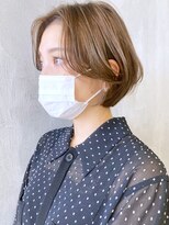 アルバム 渋谷パルコ(ALBUM)&nbsp;ラフショートボブ_グレージュカラーボブウルフ_ba331602