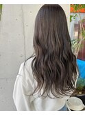 アッシュブラウン/ロング/20代30代