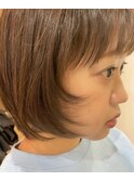 シースルーカラー×顔周りレイヤー
