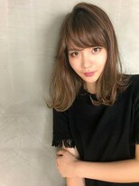 アン センター南(un)&nbsp;ピンクベージュハイライト【髪質改善オージュアモテ髪カタログ】