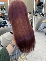 ロンドルーチェ 心斎橋(Lond luce)&nbsp;ダークアッシュ/ミディアムレイヤーカット［髪質改善/縮毛矯正］