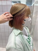 ロンドルーチェ 心斎橋(Lond luce)&nbsp;ダークアッシュ/ミディアムレイヤーカット［髪質改善/縮毛矯正］