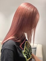 ベレーザ 渋谷(BELEZA)&nbsp;4628ニュアンスカラーホワイトピンク韓国ヘアミルクティーピンク