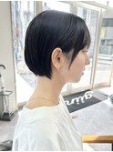 丸みショート☆縮毛矯正【村山武史】