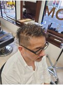 スペインカールスパイキーショートブルーブラックメンズ神保町