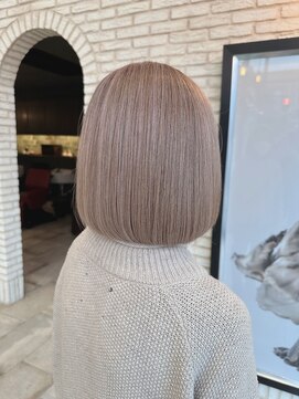 エル(L) whitemilktea beige