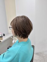 アイディール 心斎橋店(:ideal)&nbsp;大人ガーリー チョコレート プリカール 小顔 丸みショートボブ