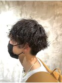 メンズパーマ/波巻き/ウェーブパーマ[千葉/千葉駅]