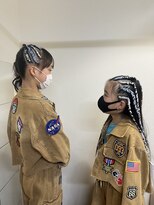 ロカット サロン(Roquat Salon)&nbsp;コーンロウ【立川/国分寺/袴着付/ヘアセット/立川/立川/浴衣】