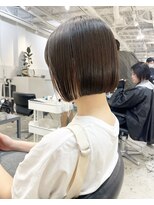 フォト イケブクロ(foto IKEBUKURO)&nbsp;ショート/ボブ/前髪カット/ミニボブ／グレージュ[池袋]