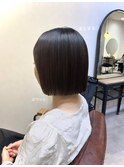 切りっぱなしボブ/ぱつっとボブ