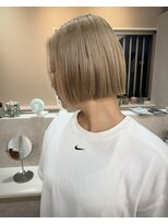 アスラン(ASLAN)&nbsp;【aslan】ミニボブ/ハイトーン/ミルクティーボブ
