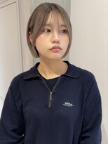 ヨーク(YOKE)&nbsp;【YOKE】韓国くすみベージュオリーブベージュ秋色透明感カラー