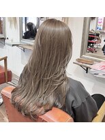 ヘアメイク アンフィ(amphi)&nbsp;ブリーチなし透明感くすみベージュカラー ..~*＊.