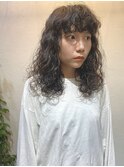 ロングプードルパーマ/ハードパーマ_下北沢