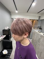 エモー(MoH) ピンクグレージュ／ブリーチ／ハイトーンマッシュ