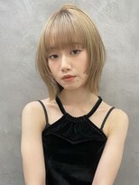 ロンドプロフィール 浦和(Lond profil)&nbsp;ブリーチなしカラー伸ばしかけヘア簡単スタイリング小顔ヘア