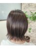 リタッチカラー(*根元3cm以内)+ カット +超音波・ツヤ髪アクアTR
