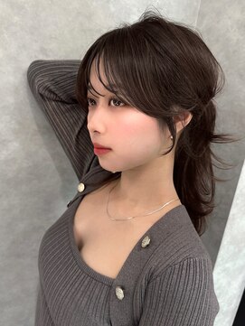 ロンド ロビン 栄(Lond robin) 【Lond robin】木屋元一 前髪/顔まわり/韓国/レイヤー/透明感