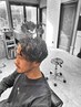 ツイストパーマorスパイラルパーマ（両方可）＋デザインカット