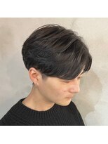 オーバー 町田店(OVER)&nbsp;センターパート【町田/メンズ/パーマ/眉毛】