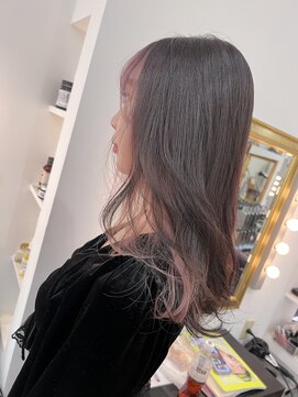 コワファースト  させぼ五番街店(COIFF1RST) pink×inner color