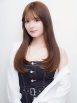 セプト 天神大名(SEPT.)&nbsp;髪質改善カラー ミルクティー ロングヘア ワンカール