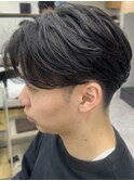 MEN'S HAIR/ブルーブラック/フェザーパーマ/錦糸町