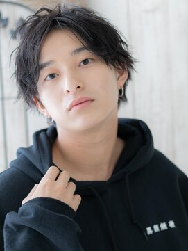 モッズヘア メン 上尾東口店(mod's hair men) ツイストシャドウパーマセンターパートカジュアルショートa上尾