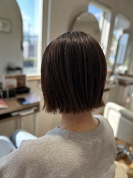 ヘアクラフト 八幡店(Hair☆Craft)の写真/もちが良いカットとストレートで朝のお手入れも簡単に♪
