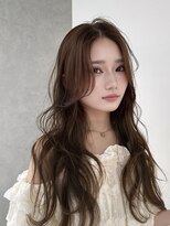 カシュカシュ 表参道(cache cache)&nbsp;薄め前髪顔まわりレイヤーカットシースルー前髪ハッシュカット